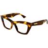 BOTTEGA VENETA Occhiale da vista Bottega Veneta BV1215O col. 005 havana havana transparent