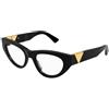 BOTTEGA VENETA Occhiale da vista Bottega Veneta BV1179O col. 001 black black transparent
