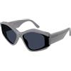 BALENCIAGA Occhiale da sole Balenciaga BB0302S col. 003 grey grey blue