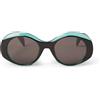 Palm Angels Occhiale da sole Palm Angels Model DOYLE col. crystal green