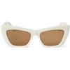Palm Angels Occhiale da sole Palm Angels Model HERMOSA col. white