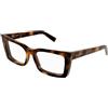 Saint Laurent Occhiale da vista Saint Laurent SL 554 col. 002 havana havana transparent