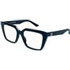 BALENCIAGA Occhiale da vista Balenciaga BB0130O col. 010 blue blue transparent