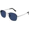 Cartier Occhiale da sole Cartier CT0459S col. 003 silver silver blue