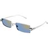 Cartier Occhiale da sole Cartier CT0473S col. 004 silver silver light blue