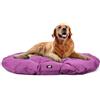 Ferplast Cuccia Cane Taglia Grande - Cuscino Tessuto Antigraffio Lavabile in Lavatrice a 30° - Materassino Impermeabile 85 x 55 x 3 cm - Viola