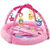 Teorema Giocattoli- Baby Palestrina Rosa Multiattività 2 in 1, per Neonato, Morbida con Sonagli Lavabili, 67323