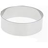 De Buyer circolare in acciaio Stampo ad anello per torte inox, 3989.10, inossidabile, Diametro cm 10