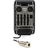 Fishman Prefix Plus-T Preamplificatore Onboard, Ampio Formato per Chitarra Acustica, Nero, Amplificatore a Stato Solido