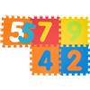 Teorema Giocattoli Teorema 72463 - Tappetini Puzzle con Numeri, 9 Pezzi, Colori e Numeri Assortiti