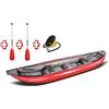 Gumotex Canoa Gonfiabile Baraka Rossa 043955-R (5C/11C) + 2 Remi + Pompa GUMOTEX