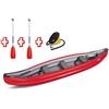 Gumotex Canoa Gonfiabile Scout Rossa 044667-R (5C/11C) + 2 Remi + Pompa GUMOTEX