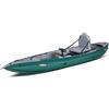 Gumotex Canoa Gonfiabile Halibut Verde 045290-G (13/11C) con Pinna GUMOTEX