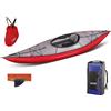 Gumotex Canoa Gonfiabile Swing 1 Set Rosso con Pinna 043909-R (5C/11C) GUMOTEX