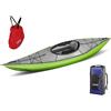 Gumotex Canoa Gonfiabile Swing 1 Verde Set con Pinna 043919-G (1C/11C) GUMOTEX