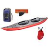 Gumotex Canoa Gonfiabile Swing 2 Rosso Set con Pinna 043912-R (5C/11C) GUMOTEX