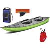 Gumotex Canoa Gonfiabile Swing 2 Verde Set con Pinna 043912-G (1C/11C) GUMOTEX