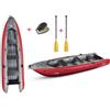 Gumotex Canoa Gonfiabile Ruby XL Rossa 045199-R (5C/11C) + 2 Remi + Pompa GUMOTEX