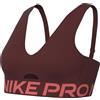 Nike Reggiseno Sportivo da Donna PRO Indy Plunge Imbottito con Tenuta Media