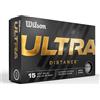 Wilson Palline da golf Wilson 23' Ultra Distance - 15 pezzi, bianco