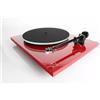 REGA PLANAR 2 ROSSO Giradischi con piatto in vetro braccio RB220 testina CARBON