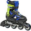 Rollerblade MICROBLADE, Pattini in linea Bambino, nero/blu, EU: 36.5-40.5 (UK 4-7 / US: 5-8)