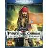 Pirati Dei Caraibi Oltre i Confini del Mare Blu Ray DVD E-Copy Slipcase Nuovo