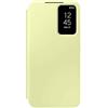 Samsung View Wallet Cover custodia con finestra di visione per Galaxy A54 5G, Lime