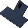 Radoo Cover Compatibile con Samsung Galaxy A91 / S10 Lite, Custodia Vintage PU Pelle con Portafoglio Tasca Stile Unico Sottile Magnetica Funzione TPU Cover a Libro (Blu)