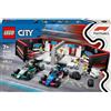 Lego 60444 City - Garage con Monoposto Mercedes-AMG e Alpine F1