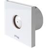 La Ventilazione GIOTTO12BT Aspiratore Elicoidale Design Extra Piatto Bianco, per Foro diametro 120 mm / 5