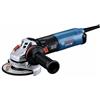 Bosch Professional Smerigliatr. angol. GWS 17-125 S (1700 Watt, imp. suppl., Cuffia di prot., Cuffia di prot.Antitaglio con Clip, Filtro polv.,Chiave a Due Perni, Flangia mont., Dado serr., conf.cart)