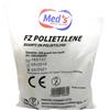 Med's Fz Polietilene Guanti in busta, 100 Pezzi