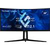 Viewsonic Viewsonic XG341C-2K Monitor PC 86,4 cm [34] 3440 x 1440 Pixel UltraWide Quad HD Nero (ViewSonic XG341C-2K - LED monitor - gaming - curved - 34 - 3440 x 1440 UWQHD @ 200 Hz - MVA - 1400 cd/m? - 3000:1 - DisplayHDR 1400 - 1 ms - 2xHDMI, DisplayPor
