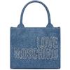Love Moschino POLJC4244PP0MKM0750U, Borsa a Tracolla Donna, Blu Scuro