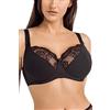 Teyli Reggiseni Donna Cotone - Reggiseno Morbido Ferretto - Reggiseno Donna Spalline Regolabili - Reggiseni Finiture in Pizzo Nero 4C