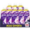 Lenor Ammorbidente Lavatrice Concentrato, 200 Lavaggi (8X25), Ametista Rosa E Note Di Muschio, Freschezza Di Lunga Durata E Morbidezza Di Origine Vegetale, Lenzuola Profumate Fino A 1 Settimana