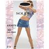 SOLIDEA BY CALZIFICIO PINELLI Plafoniera Vanity 30 centimetri in vetro bianco e nero a 3 luci, lampada da soffitto moderna per soggiorno e camera da letto