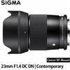 Sigma 23mm f/1.4 DC DN Contemporary Lens (Canon RF)