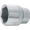 Hazet 1000-27 Inserto Chiave a Bussola Esagonale, Argento, Attacco Quadro, Cavo, 20 mm 3/4 di Pollice
