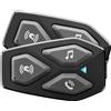 Cellularline Interfono moto Blueetooth U-COM 3 Interphone Cellularline confezione doppia