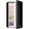 KLARSTEIN Alleinversorger - Frigorifero, Classe E, Freezer, 5 Livelli di Temperatura, 2 Ripiani in Vetro, Direzione dello Sportello Modificabile, Capacità del Frigo: 90L, Nero