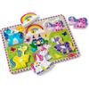 Melissa & Doug Creature marine, puzzle in legno a tema oceano con pezzi grandi - 7 pezzi