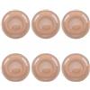Villa d'Este Home Tivoli 1996 Set 6 piatti frutta Ø 19,3 cm in gres dipinto a mano, terracotta, 4 Toni