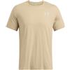 UNDER ARMOUR T-shirt Left Chest Logo Uomo City Khaki/White