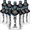 BlanX, Collutorio Sbiancante Black, 12 Confezioni da 500ml, per Igiene Orale, Colluttorio Antimacchia e Sbiancante, con Licheni Artici naturali, Zinco PCA e Carboni Attivi 100% Naturali, Ripara-Smalto