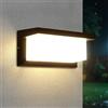 CHENBEN Applique Esterno Impermeabile,Applique Da Parete Esterno 3000K Moderno,Luci Esterne Da Parete 18w Basso Consumo Energetico, Terrazze, Balconi, Cortili, Corridoi, Spazi Interni