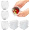 MWUMRCM Anti-Intasamento Filtro Cucina, 100 Pezzi Lavello Sacchetto Filtro Scarico Lavandino Cucina, Filtro per Copri Lavandino Cucina Rete Filtrante, Mesh Cucina Sink Strainer per Bagno