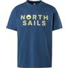 NORTH SAILS T-Shirt Manica Corta Line Print 692973 Blu