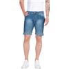 Replay Pantaloncini Jeans da Uomo con Elastico, Blu (Blu Medio 009), 30W
